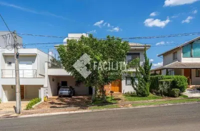 Casa em condomínio fechado com 3 quartos à venda na avenida carlos diaulas serpa, 100, loteamento parque dos alecrins, campinas, 330 m2 por r$ 2.990.000