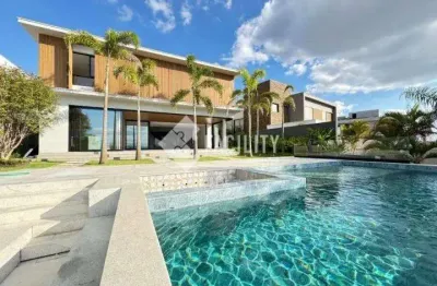Casa em condomínio fechado com 5 quartos à venda na rua romilda aparecida cruz, 10, residencial jatibela, campinas, 537 m2 por r$ 6.900.000