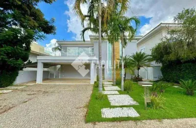 Casa em condomínio fechado com 4 quartos para alugar na rua das abélias, 8, alphaville dom pedro, campinas, 274 m2 por r$ 20.000