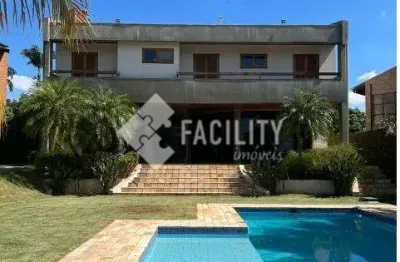 Casa em condomínio fechado com 7 quartos para alugar na professor duílio ramos, 155, residencial parque rio das pedras, campinas, 545 m2 por r$ 16.000