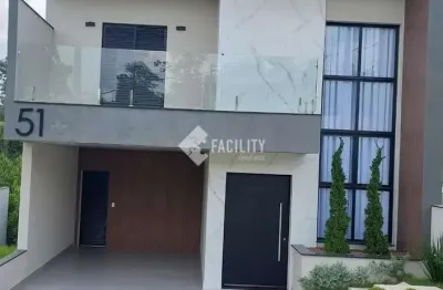 Casa em condomínio fechado com 3 quartos à venda na rua sebastião maurício de oliveira, 208, loteamento park gran reserve, indaiatuba, 205 m2 por r$ 1.540.000