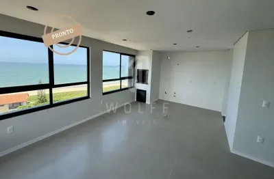 Apartamento a 100 metros da praia, com uma linda vista do mar, bairro itajubá - barra velha - sc