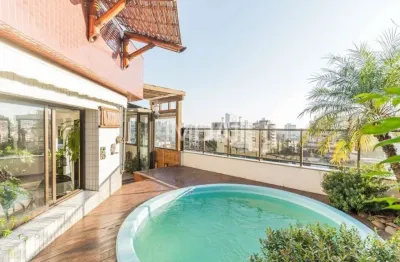 Cobertura com 3 quartos para alugar na rua faria santos, 786, petrópolis, porto alegre por r$ 7.500