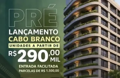 Flat com 1 quarto à venda no Cabo Branco, João Pessoa 