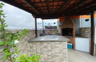 Cobertura triplex, 185m², 3 dorm. 1 suíte, garagem demarcada