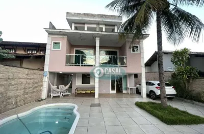 Casa em piratininga com 05 quartos, piscina e churrasqueira!.