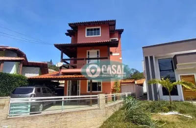 Casa em condominio com 04 quartos, piscina e churrasqueira em várzea das moças - niterói/rj.