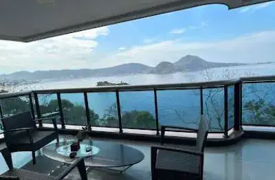 Apartamento com 04 quartos sendo 04 suítes com vista mar em boa viagem - niterói/rj.