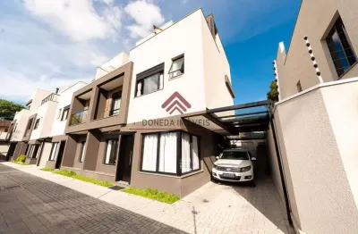 Sobrado para Venda em Curitiba, Água Verde, 3 dormitórios, 1 suíte, 4 banheiros, 2 vagas