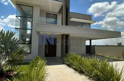 Casa alto padrão de 400m² - 3 suítes, closet, sala de tv no andar superior,  área gourmet, piscina, - à venda no alphaville jundiaí!
