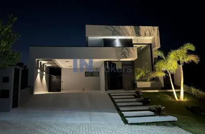 Casa alto padrão de 174m² - 3 dorm, 1 suíte com closet, depósito, aquec. solar, 2 vagas - à venda no condomínio residencial pecan, em itupeva-sp!!