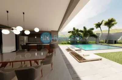 Casa térrea alto padrão de 327m² - 4 suítes, closet, área gourmet, piscina - à venda no condomínio residencial vida real, em itupeva-sp!