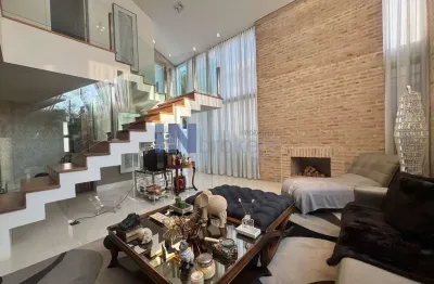 Casa alto padrão a venda com 450 m² de ac, 3 suítes, área gourmet, spa para 8 pessoas e sauna no condomínio veduta rossa, em jundiaí sp