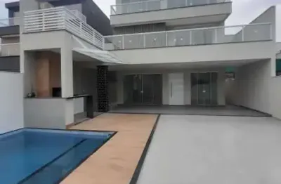 Casa em condomínio fechado com 4 quartos à venda na avenida aldemir martins, recreio dos bandeirantes, rio de janeiro, 270 m2 por r$ 2.500.000