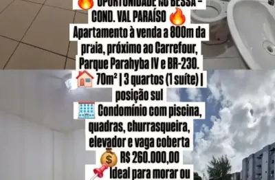 Apartamento com 3 quartos à venda na Rua Bacharel Irenaldo de Albuquerque Chaves, Aeroclube, João Pessoa