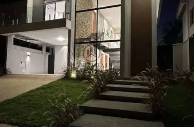 Sobrado no condomínio terras de florença, com 3 suítes, 252m²