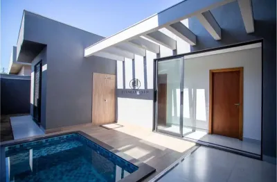 Casa térrea, no condomínio reserva imperial, com 3 suítes, 150m²