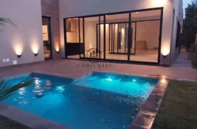 Casa de condomínio à venda, no condomínio alphaville ii,  em ribeirão preto, residencial e empresarial alphaville, com 3 quartos, 263,03m²