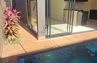 Casa de condomínio, no condomínio vivendas da mata,  em ribeirão preto, real sul, com 3 quartos, 155m²