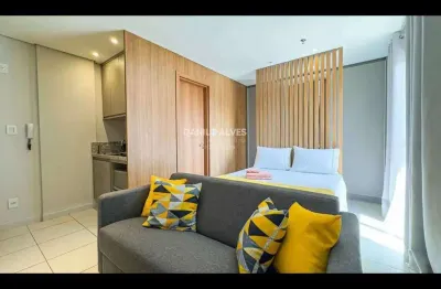 Apartamento para alugar, no edificio monte santo,  em ribeirão preto, nova aliança, com 1 quarto, 27m²