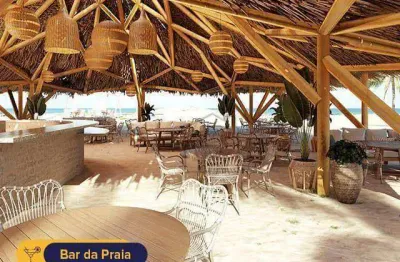 Apartamento com 1 dormitório à venda, 37 m² - praia de graçandu - extremoz/rn