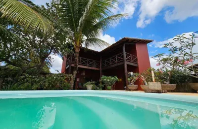 Charme, conforto e sofisticação definem esta incrível casa disponível para venda - centro - são miguel do gostoso/rn - ca0482