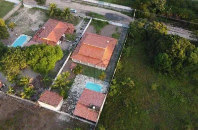 Casa estilo chácara próxima à lagoa do bonfim - à venda, 800 m² - nísia floresta/rn - ca0456