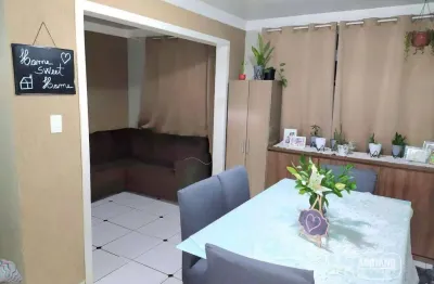 Apartamento com semi mobiliado com 3 dormitórios transformados em 2  à venda, 48 m² por r$ 235.000 - monte cristo - florianópolis/sc