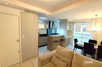 Apartamento com 2 dormitórios para alugar, 57 m² por r$ 3.202,65/mês - fazenda santo antônio - são josé/sc