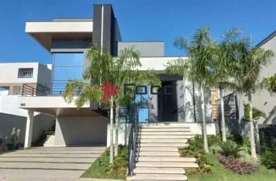 Casa alto padrão no condomínio alphaville ii  com at 480m², ac 290m², 3 suítes, paisagismo, aquecimento solar