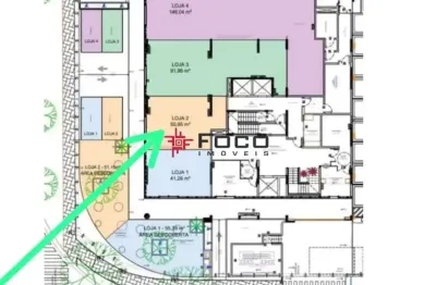 Loja comercial - costa norte signature royal park - jardim aquarius - 51m²