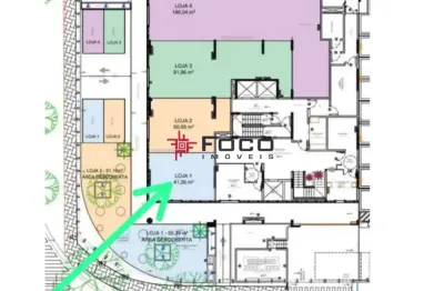 Loja comercial - costa norte siganture royal park - jardim aquarius - 41m²