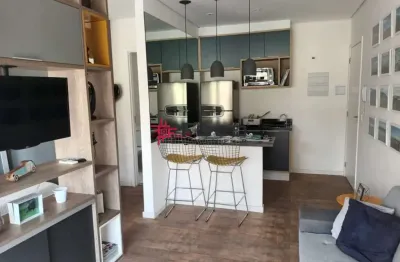 Apartamento mobiliado no edifício emotion / centro / 01 dormitório / varanda gourmet /  37 m² de área construída / varanda gourmet / são josé dos campos