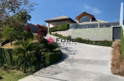 Casa térrea de alto padrão com 4 suítes no condomínio mirante do vale - jacareí
