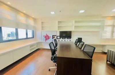 Sala comercial mobiliada/edifício prime offices/ 54m²/jardim aquárius/ são josé dos campos