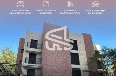 Apartamento novo para locacao aproximadamente 36 m2, sendo 2 dormitorios com vaga de garagem na rua gen. isidoro dias lopes, 100.