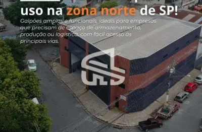 Galpoes amplos de 300 a 500m2 — prontos para uso na zona norte de sp!