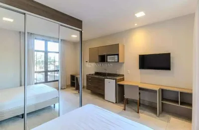 Studio mobiliado para venda e locação com 30m² no centro histórico de são paulo - próximo às estações do metro luz e república