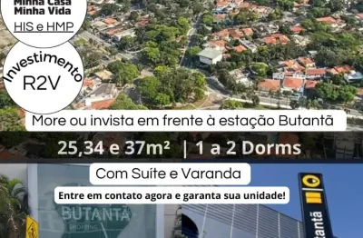 Breve lançamento butantã - aptos 25 a 37m² ao lado da estação