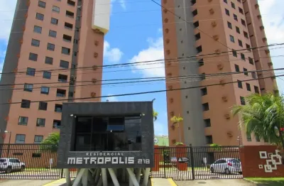 Residencial metrópolis, apartamento de 2 quartos com 56 m2 - r$310.000,00 - whatsapp:84 9.9145.9638