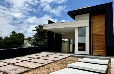 Casa de alto padrão com 3 suítes medindo 123 m2 - cond. imperial - r$400.000,00 - whatsapp:84 9.9145.9638