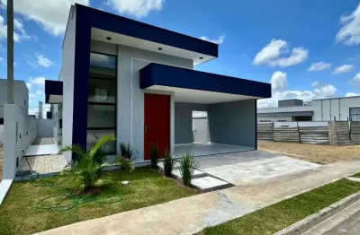 Casa térrea no cond. ecoville ii, três quartos - 121 m2 - r$520.000,00 - em construção -  whatsapp:84 9.9145.9638