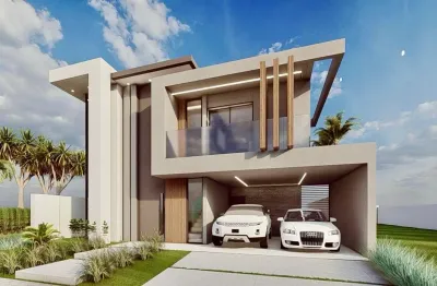 Cond. sunset boulevard, casa duplex com cinco suítes - 257 m2 - r$2.000.000,00 - em construção -  whatsapp:84 9.9145.9638