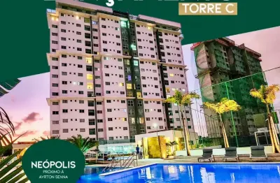 Residencial torres di maria, apartamento com 3 suítes, 90 m2 - r$702.000,00 - whatsapp: 84 9.9145.9638