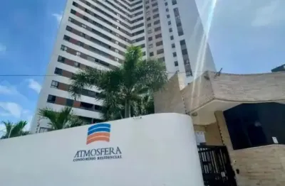 Locação no condomínio atmosfera – apartamento de 2 quartos – 56 m² – r$ 2.600,00 - whatsapp:84 9.9145.9638