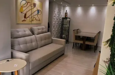 Lindo apartamento no living harmony 65m² com 2 dormitórios e 1 suíte