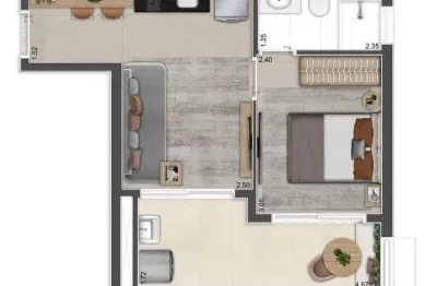 Studio para venda tem 36 metros quadrados com 1 quarto em perdizes - são paulo - sp