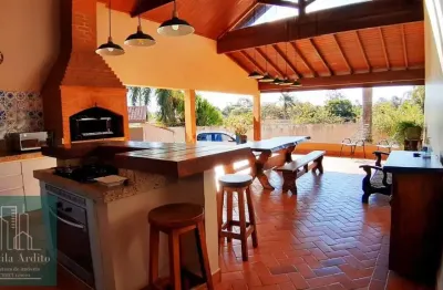 Chácara para Venda em Americana, Fazenda Santa Lúcia, 5 dormitórios, 3 suítes, 1 banheiro, 6 vagas