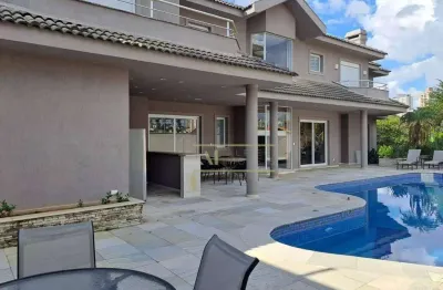 Casa com 4 dormitórios para alugar, 650 m² por r$ 40.000,00/mês - 18 do forte - santana de parnaíba/sp