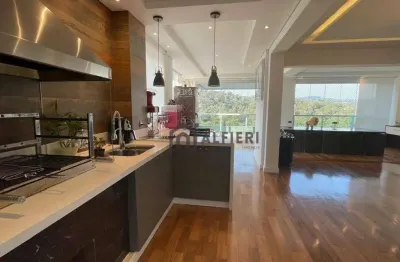 Penthouse com 5 dormitórios, 367 m² - venda por r$ 4.500.000,00 ou aluguel por r$ 33.673,88/mês - edifício penthouses - santana de parnaíba/sp